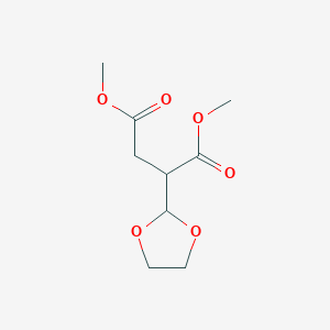 Dimethyl 2-(1,3-dioxolan-2-yl)butanedioate