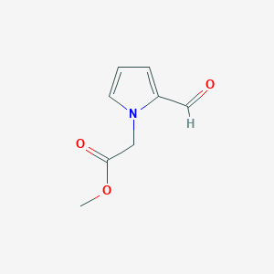 molecular formula C8H9NO3 B1415011 2-(2-甲酰-1H-吡咯-1-基)乙酸甲酯 CAS No. 148191-80-4