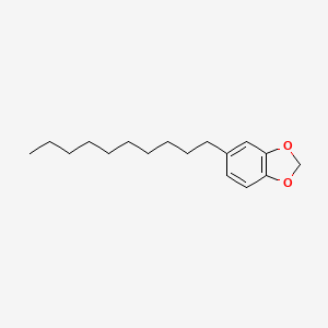 molecular formula C17H26O2 B14150115 5-Decyl-2H-1,3-benzodioxole CAS No. 89139-90-2