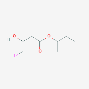 molecular formula C8H15IO3 B14150156 Butan-2-yl 3-hydroxy-4-iodobutanoate CAS No. 828276-68-2