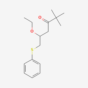 5-Ethoxy-2,2-dimethyl-6-(phenylsulfanyl)hexan-3-one