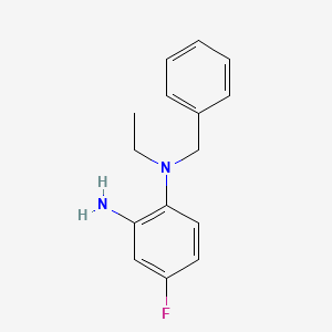 molecular formula C15H17FN2 B1415027 N~1~-苄基-N~1~-乙基-4-氟-1,2-苯二胺 CAS No. 1038733-98-0