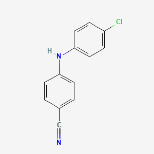 molecular formula C13H9ClN2 B1415038 4-[(4-Chlorophenyl)amino]benzonitrile CAS No. 1040022-25-0