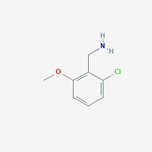molecular formula C8H10ClNO B1415042 (2-Chloro-6-methoxyphenyl)methanamine CAS No. 927902-53-2