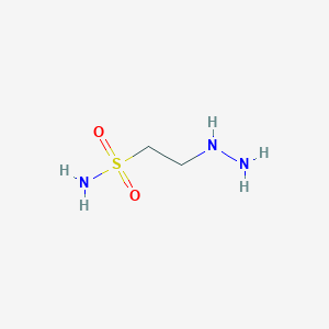 molecular formula C2H9N3O2S B1415043 2-Hydrazinylethane-1-sulfonamide CAS No. 1039961-64-2