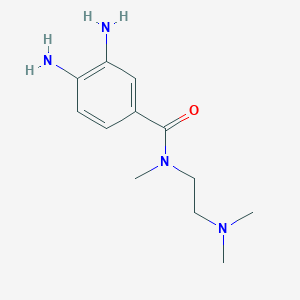 molecular formula C12H20N4O B1415048 3,4-二氨基-N-(2-二甲氨基-乙基)-N-甲基-苯甲酰胺 CAS No. 1044764-35-3