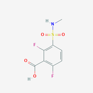 2,6-Difluoro-3-(methylsulfamoyl)benzoic acid