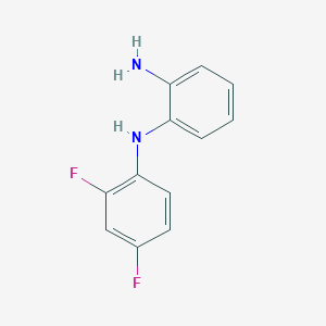 molecular formula C12H10F2N2 B1415059 1-N-(2,4-difluorophenyl)benzene-1,2-diamine CAS No. 1033227-40-5