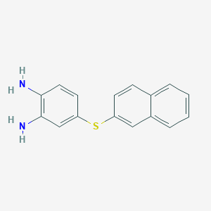molecular formula C16H14N2S B1415071 4-(2'-Naphthalenethio)-1,2-phenylenediamine CAS No. 54092-93-2