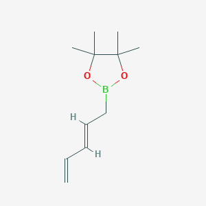 (E)-4,4,5,5-tetramethyl-2-(penta-2,4-dien-1-yl)-1,3,2-dioxaborolane