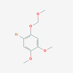 molecular formula C10H13BrO4 B14150824 1-Bromo-4,5-dimethoxy-2-(methoxymethoxy)benzene CAS No. 169776-14-1