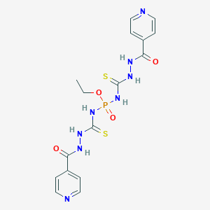 1-[Ethoxy-[(pyridine-4-carbonylamino)carbamothioylamino]phosphoryl]-3-(pyridine-4-carbonylamino)thiourea