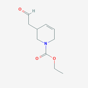 Ethyl 3-(2-oxoethyl)-3,6-dihydropyridine-1(2H)-carboxylate