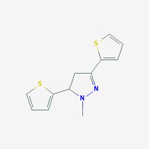 1-Methyl-3,5-di(thiophen-2-yl)-4,5-dihydro-1H-pyrazole