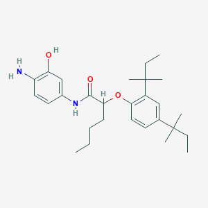 N-(4-Amino-3-hydroxyphenyl)-2-[2,4-bis(1,1-dimethylpropyl)phenoxy]hexanamide