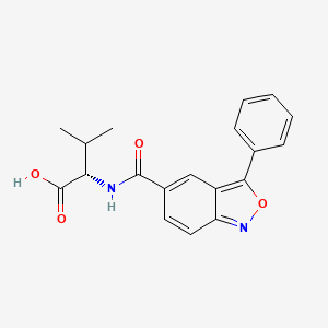 molecular formula C19H18N2O4 B14150883 N-[(3-Phenyl-2,1-benzisoxazol-5-yl)carbonyl]-L-valine CAS No. 957039-66-6