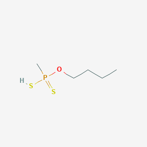 molecular formula C5H13OPS2 B14150890 Phosphonodithioic acid, methyl-, O-butyl ester CAS No. 1000-64-2