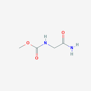 Carbamic acid, N-(2-amino-2-oxoethyl)-, methyl ester