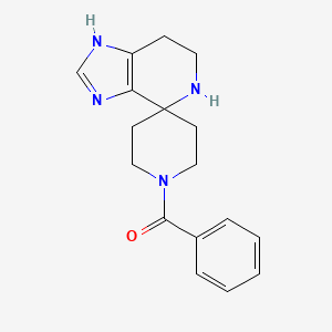 Phenyl(spiro[1,5,6,7-tetrahydroimidazo[4,5-c]pyridine-4,4'-piperidine]-1'-yl)methanone