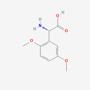 molecular formula C10H13NO4 B14150922 (S)-2-Amino-2-(2,5-dimethoxyphenyl)acetic acid CAS No. 1228571-90-1