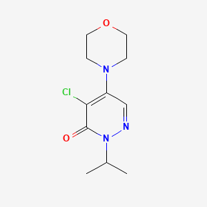 4-Chloro-5-morpholin-4-yl-2-propan-2-ylpyridazin-3-one