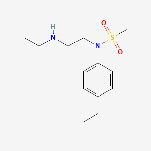 N-[2-(ethylamino)ethyl]-N-(4-ethylphenyl)methanesulfonamide