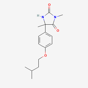 3,5-Dimethyl-5-(4-(3-methylbutoxy)phenyl)-2,4-imidazolidinedione