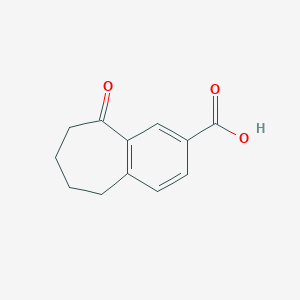 B1415099 9-Oxo-6,7,8,9-tetrahydro-5H-benzo[7]annulene-2-carboxylic acid CAS No. 889958-30-9