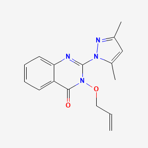 2-(3,5-Dimethylpyrazol-1-yl)-3-prop-2-enoxyquinazolin-4-one