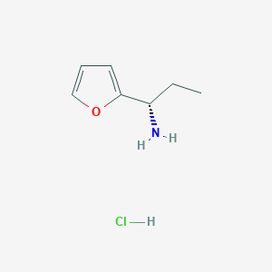 molecular formula C7H12ClNO B14151047 (S)-1-(Furan-2-yl)propan-1-amine hydrochloride CAS No. 874015-39-1