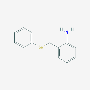 molecular formula C13H13NSe B14151063 2-[(Phenylselanyl)methyl]aniline CAS No. 3541-44-4