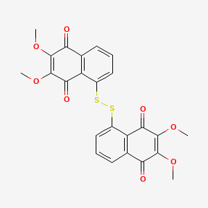 5,5'-Disulfanediylbis(2,3-dimethoxynaphthalene-1,4-dione)