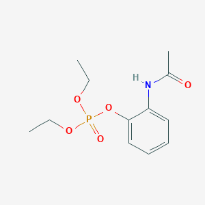 2-Acetamidophenyl diethyl phosphate