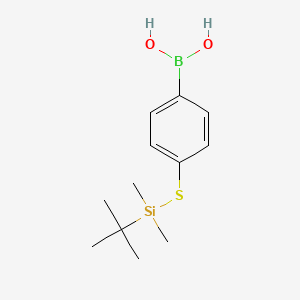 Boronic acid, [4-[[(1,1-dimethylethyl)dimethylsilyl]thio]phenyl]-