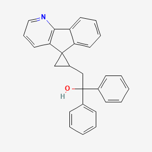 1,1-Diphenyl-2-(spiro[cyclopropane-1,5'-indeno[1,2-b]pyridin]-2-yl)ethan-1-ol