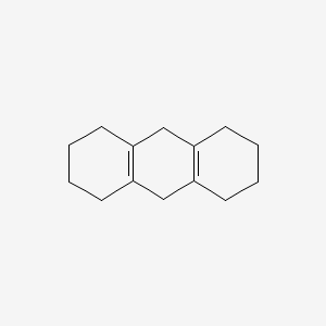 molecular formula C14H20 B14151150 1,2,3,4,5,6,7,8,9,10-Decahydroanthracene CAS No. 3485-60-7