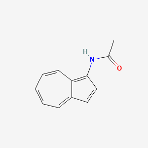 molecular formula C12H11NO B14151200 1-Acetamidoazulene CAS No. 23702-21-8