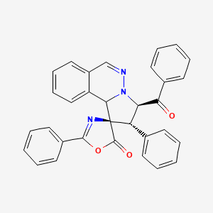 (2'S,3'R,4R)-3'-benzoyl-2,2'-diphenylspiro[1,3-oxazole-4,1'-3,10b-dihydro-2H-pyrrolo[2,1-a]phthalazine]-5-one