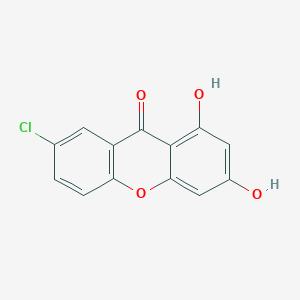molecular formula C13H7ClO4 B1415129 7-氯-1,3-二羟基-9H-氧杂蒽-9-酮 CAS No. 100334-95-0
