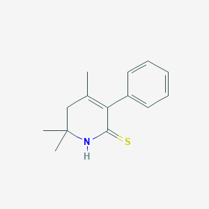 2,2,4-Trimethyl-5-phenyl-1,3-dihydropyridine-6-thione