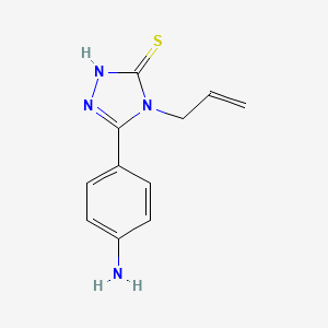 5-(4-aminophenyl)-4-(prop-2-en-1-yl)-4H-1,2,4-triazole-3-thiol