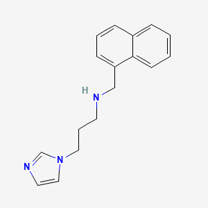 3-(1H-imidazol-1-yl)-N-(naphthalen-1-ylmethyl)propan-1-amine