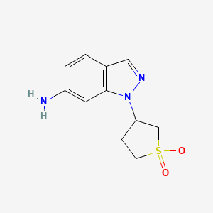 1-(Tetrahydro-1,1-dioxido-3-thienyl)-1H-indazol-6-amine