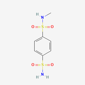 molecular formula C7H10N2O4S2 B1415143 1-N-甲基苯-1,4-二磺酰胺 CAS No. 1138-53-0