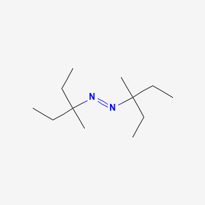 molecular formula C12H26N2 B14151438 (E)-Bis(3-methylpentan-3-yl)diazene CAS No. 52406-56-1