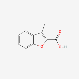 3,4,7-Trimethyl-1-benzofuran-2-carboxylic acid