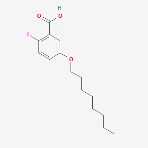 Benzoic acid, 2-iodo-5-(octyloxy)-