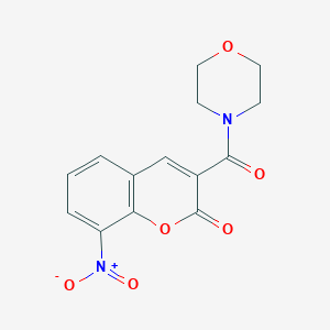 3-(Morpholine-4-carbonyl)-8-nitrochromen-2-one