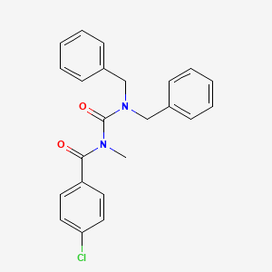 4-Chloro-N-(dibenzylcarbamoyl)-N-methylbenzamide