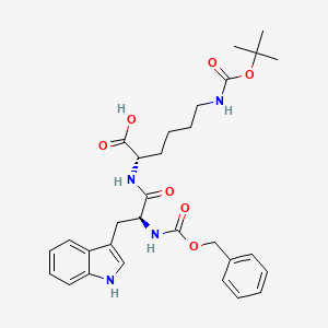 N-[(benzyloxy)carbonyl]-L-tryptophyl-N~6~-(tert-butoxycarbonyl)-L-lysine